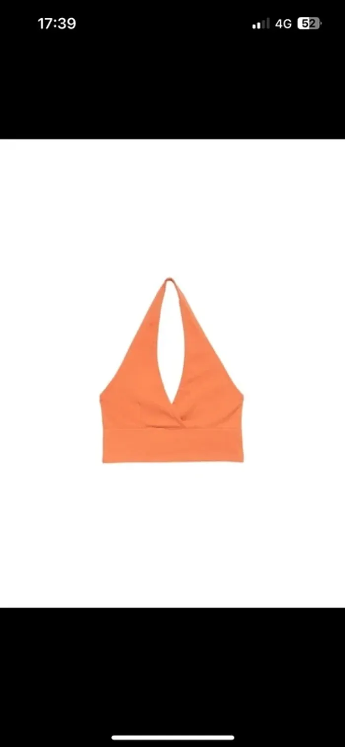 top orange court dos nu - photo numéro 9