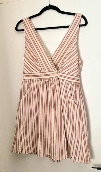 Mini Robe Zara  Imprimée Rayures Taille S