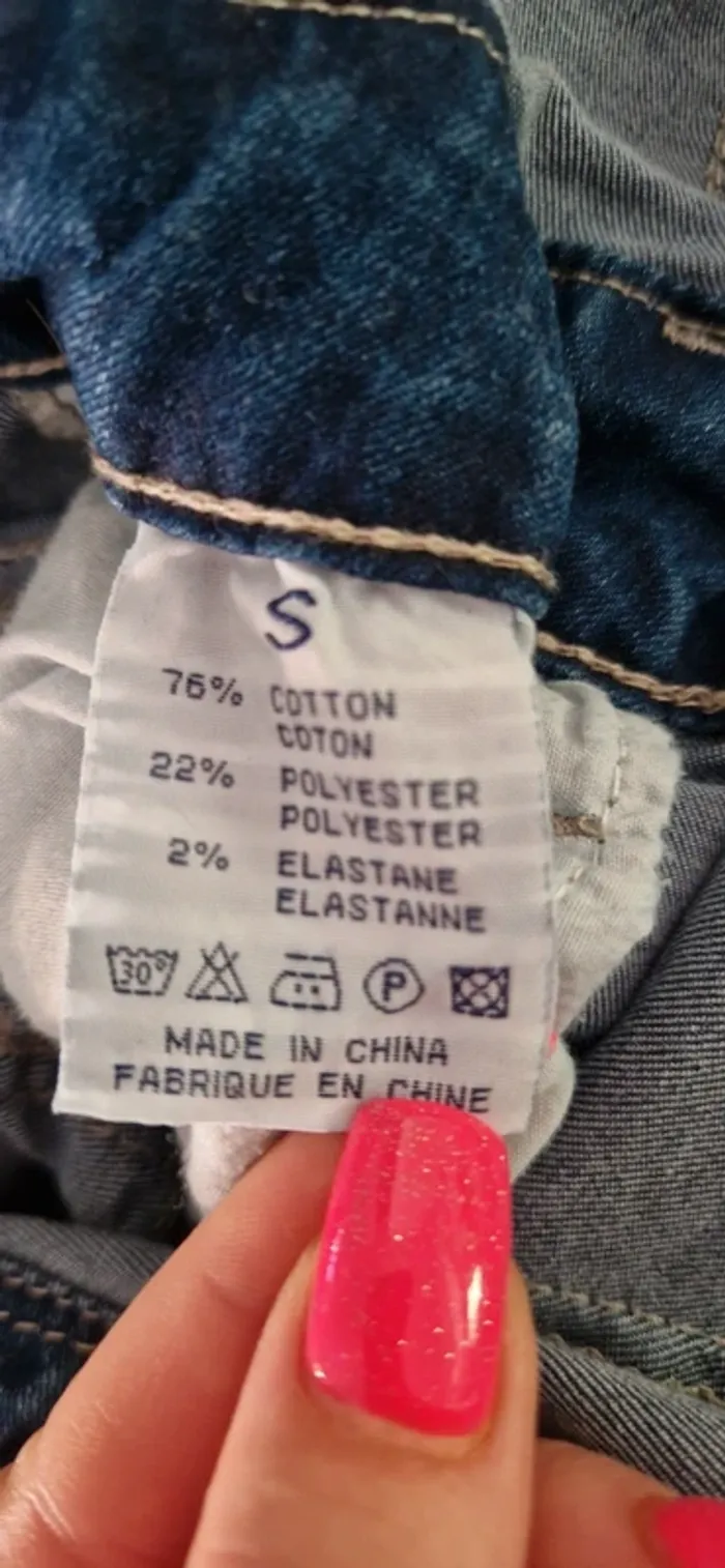 Salopette. Combinaison jeans SMFTG - photo numéro 7