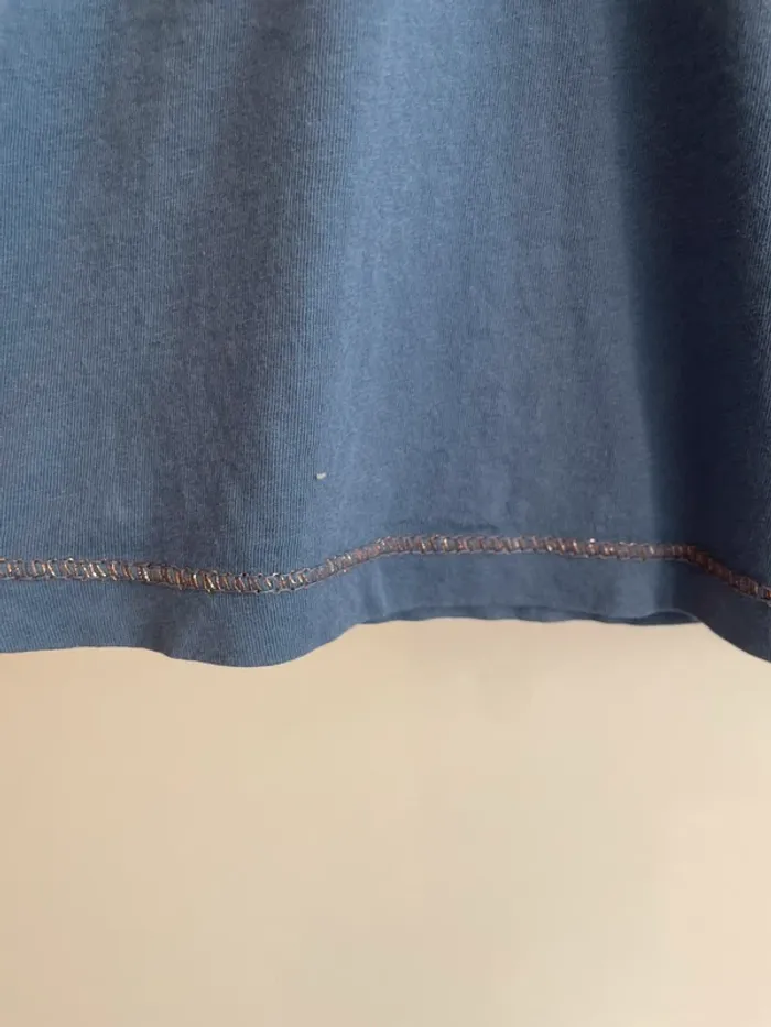 T-shirt bleu foncé neuf pako litto taille S - photo numéro 5