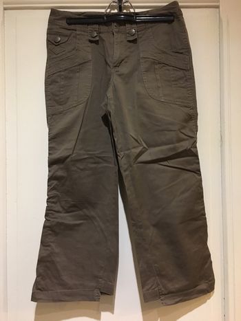 Pantacourt marron taille 38