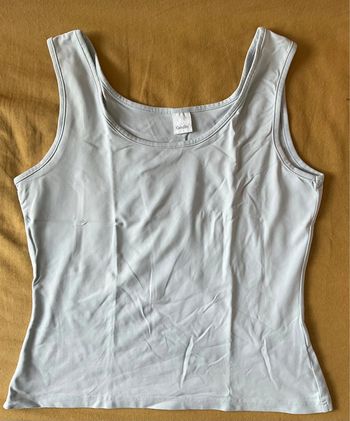 Débardeur bleu ciel Camaïeu taille 38