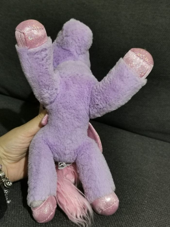 Peluche licorne violette - photo numéro 8