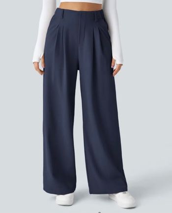 Pantalon large et fluide HALARA neuf marine XL