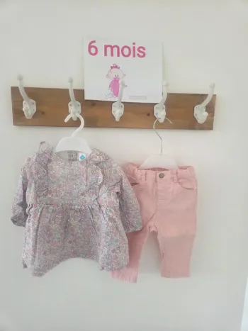 Ensemble texbaby 6m fille