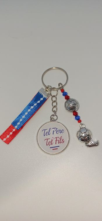 Porte clé mon fils " Tel père, tel fils"