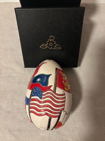 Émaux de Longwy D-Day œuf taille 2 NEUF