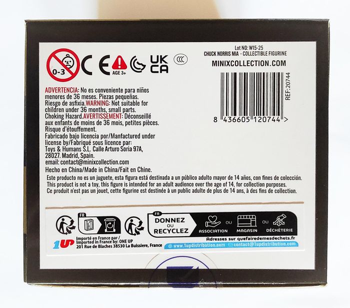 PORTES DISPARUS - Chuck Norris - Figurine Minix 12cm - photo numéro 6