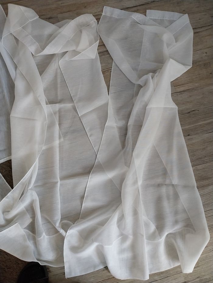 Lot de rideaux voilages vintage - photo numéro 4