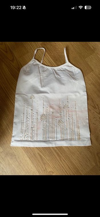 Debardeur avec strass 10/12 ans