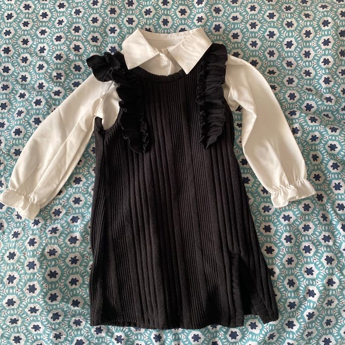 Robe chemise plus sur robe ensemble