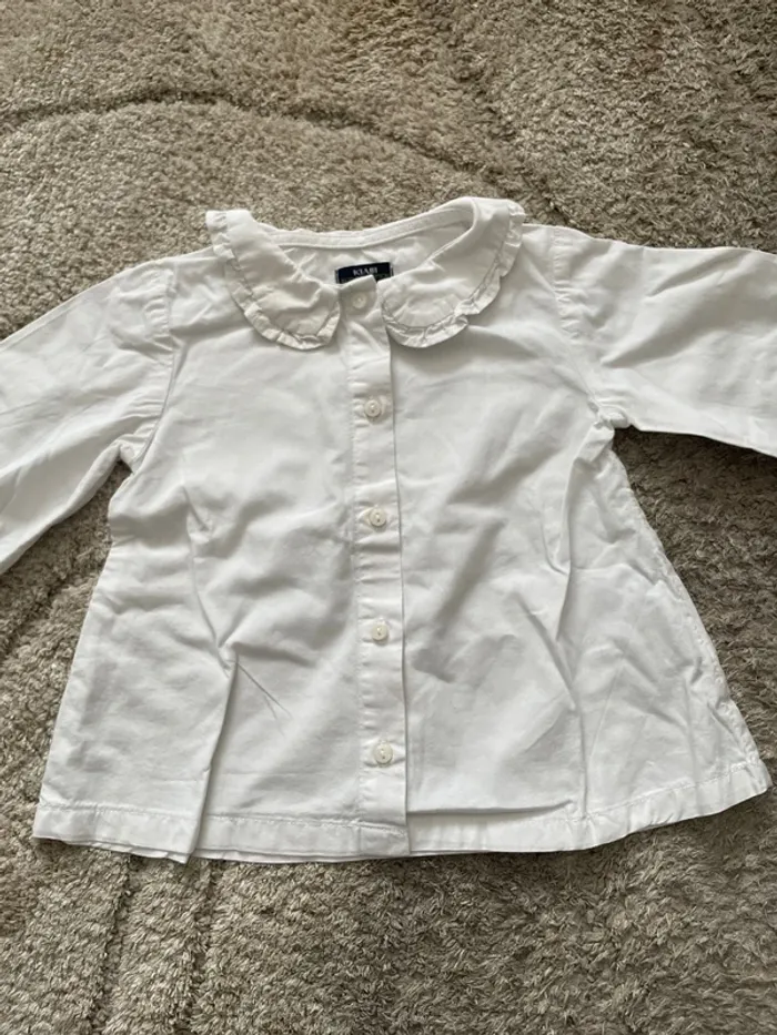 Chemise col Claudine et jupe 12 mois - photo numéro 2