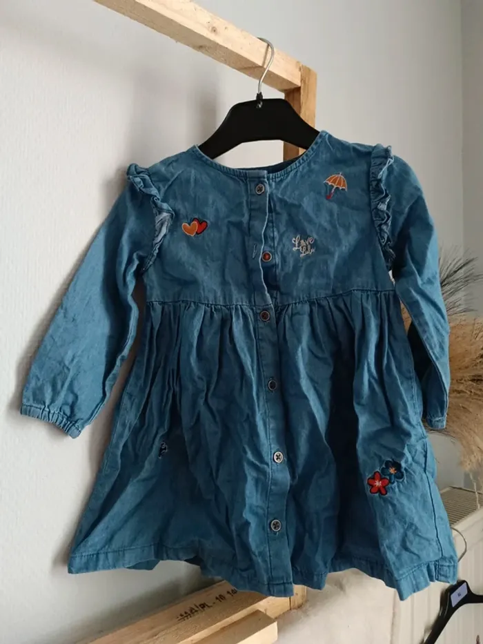 Robe en Jeans LuLu Castagnette 18 mois