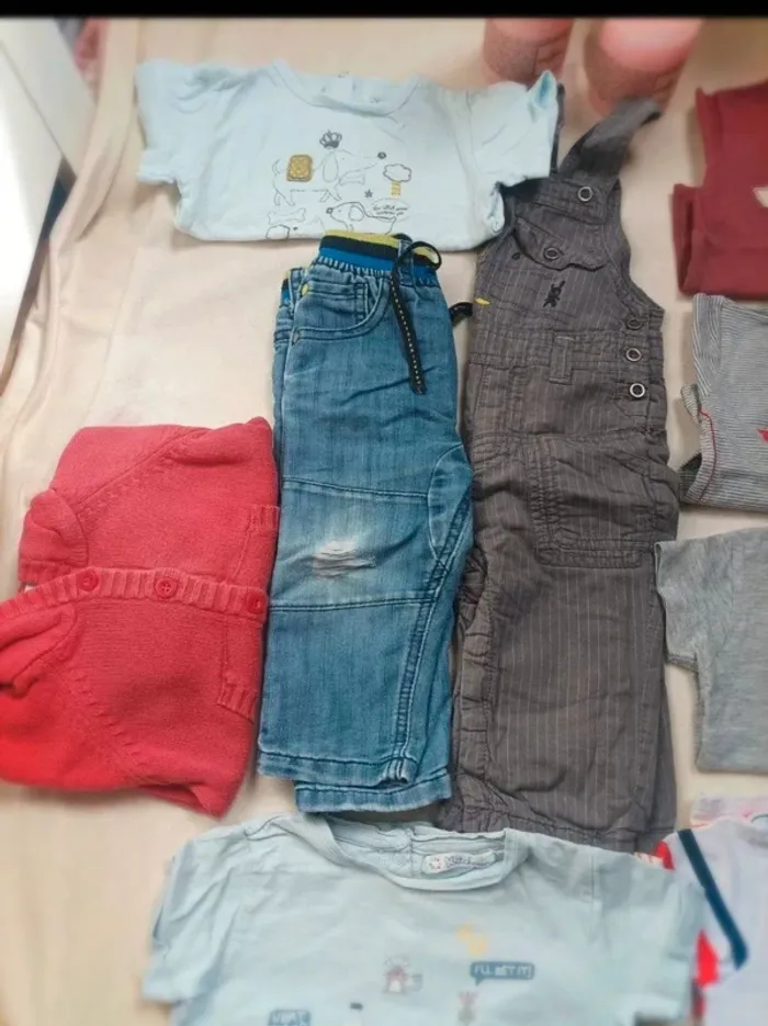 Lot de 14 articles garçon 9 mois 71 cm