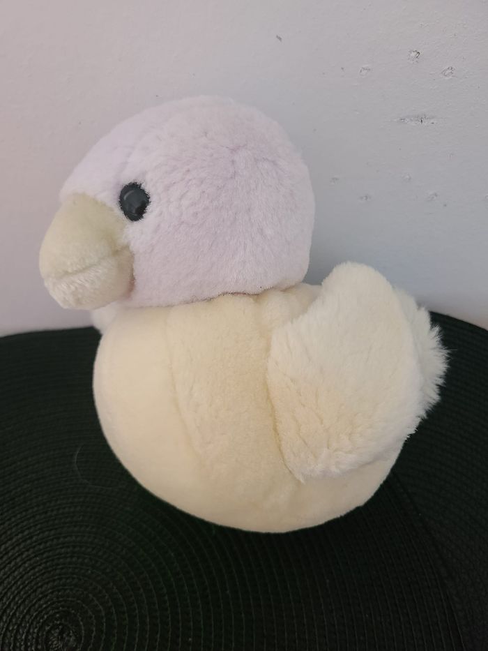 Doudou peluche vintage canard