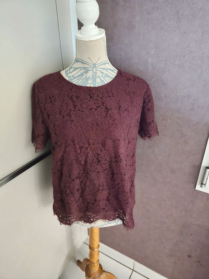 Haut dentelle Pimkie très bon état, porté une fois