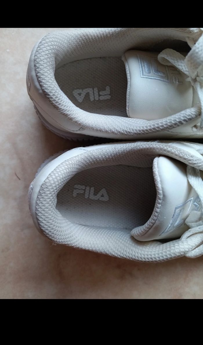 Basket fille Fila blanc cassé beige 33 - photo numéro 8
