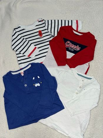 Lots teeshirt manche longue 