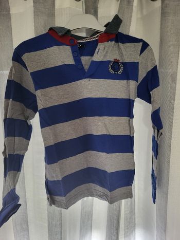 Tee-shirt à rayures manches longues Tex