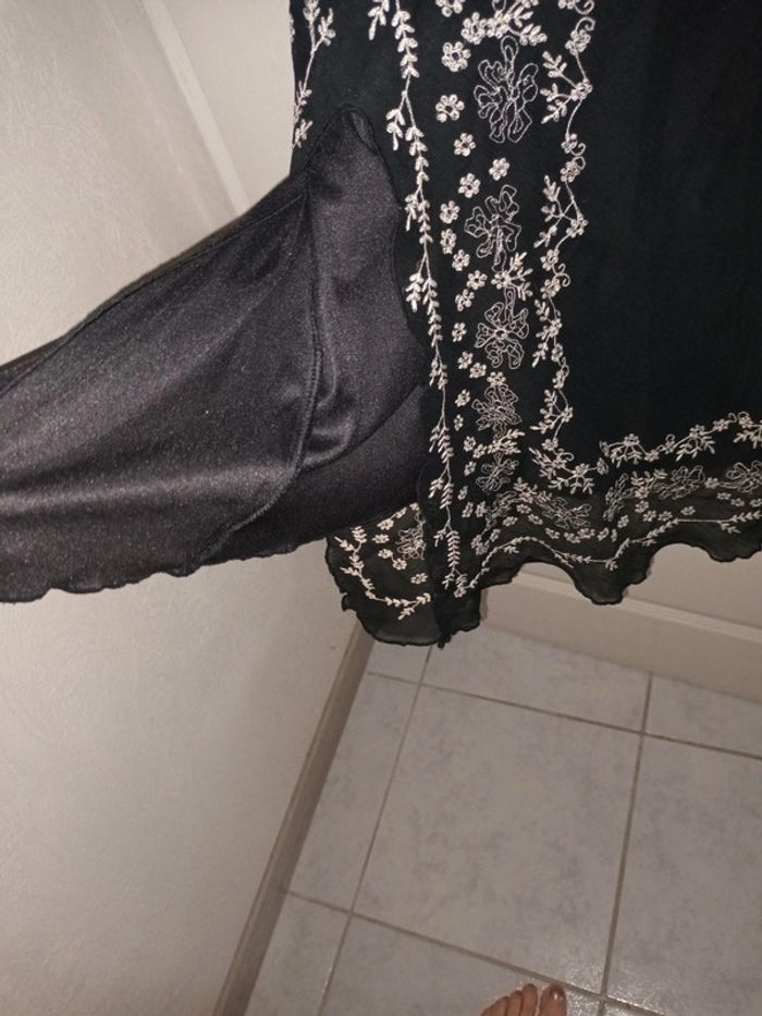 Robe longue d ete noir - photo numéro 2