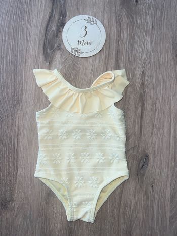 Maillot de bain fille 3 mois 6 mois primark 