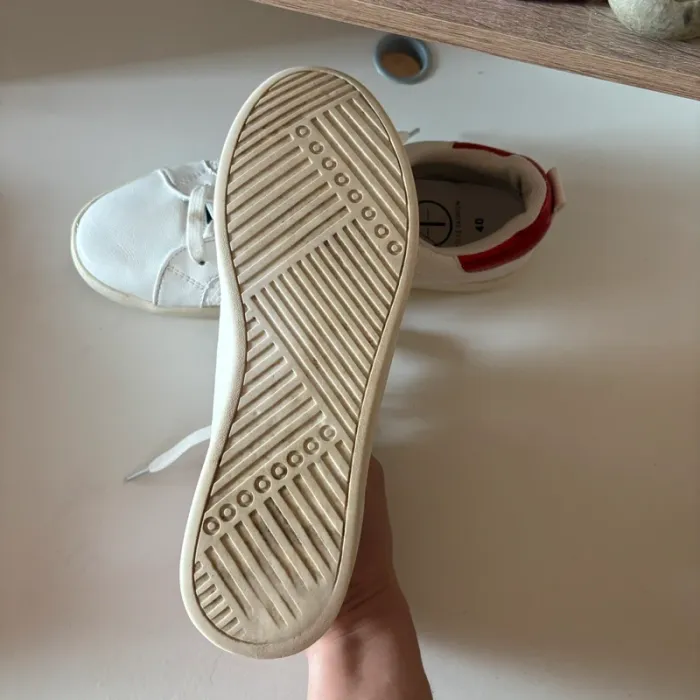 Baskets Active Fashion • blanc & rouge • 40 🌿 - photo numéro 2