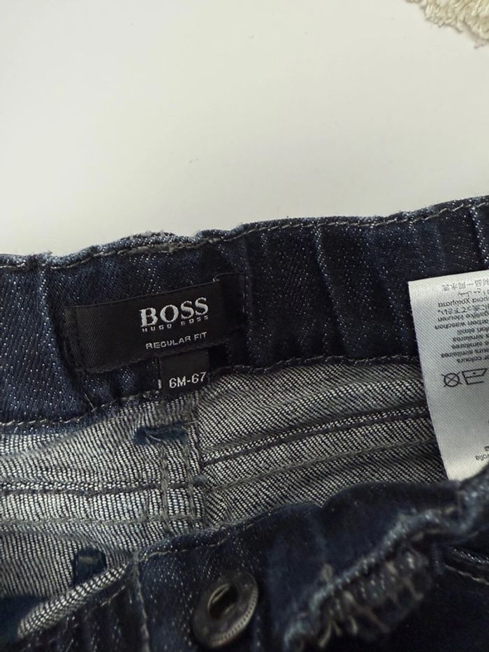 Jeans Boss Hugo Boss bébé garçon taille 6 mois, 67 cm coupe regular parfait état - photo numéro 5