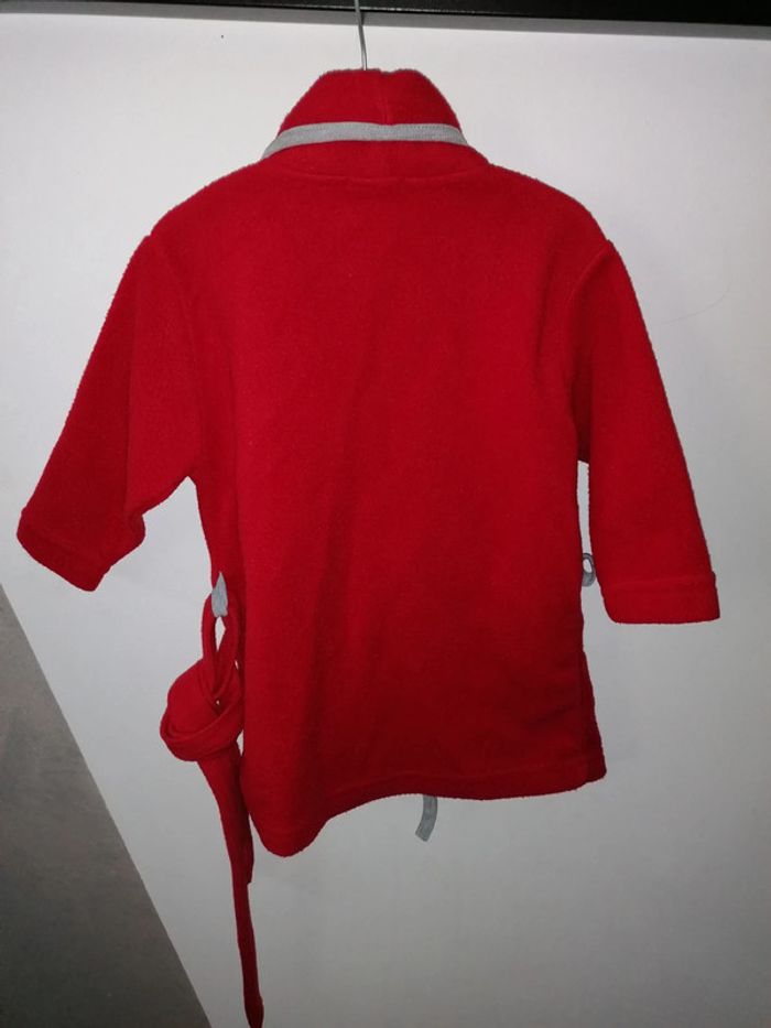Peignoir rouge d'hiver 2ans - photo numéro 5