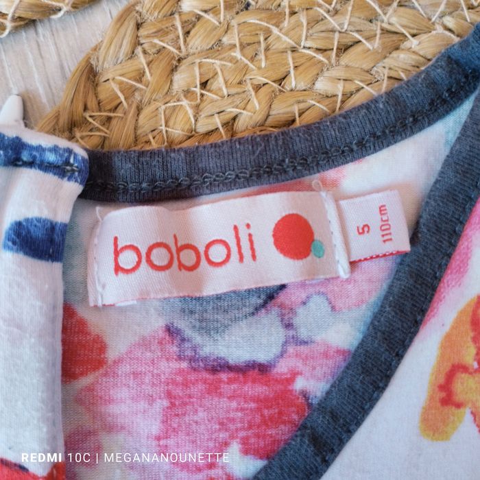 🌺 Combi‑short fleurie – 5 ans / 110 cm – Boboli – Très bon état - photo numéro 4