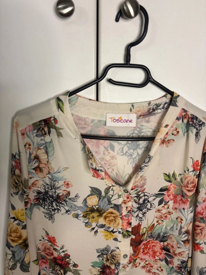 🌺blouse toscane fleurie🌺 - photo numéro 2