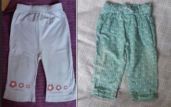 2 Pantalons fins 12 mois