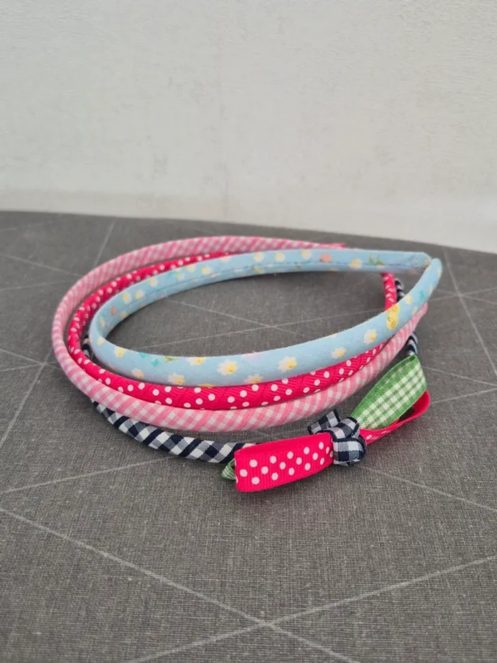 Lot de 5 serre tête motif liberty - photo numéro 4