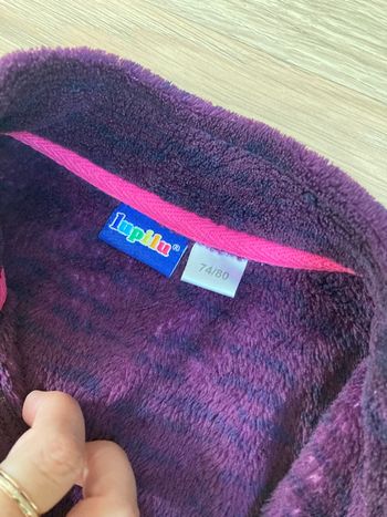 Veste polaire fille 9/12 mois