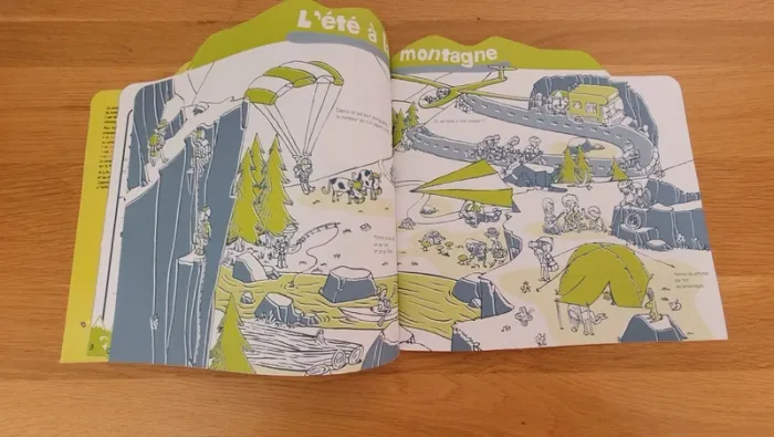 Livre d'activité pour enfants : "La montagne" - Comme neuf - photo numéro 5
