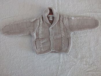 Gilet Obaïbi beige (réf perso L25)(familleac72)