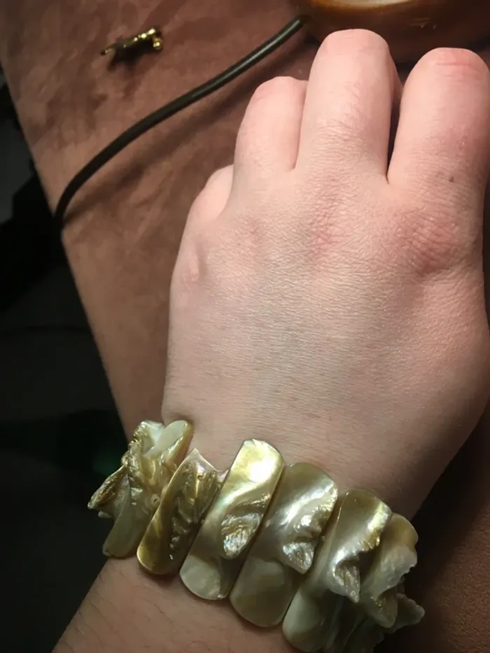 Bracelet en nacre naturelle - photo numéro 5