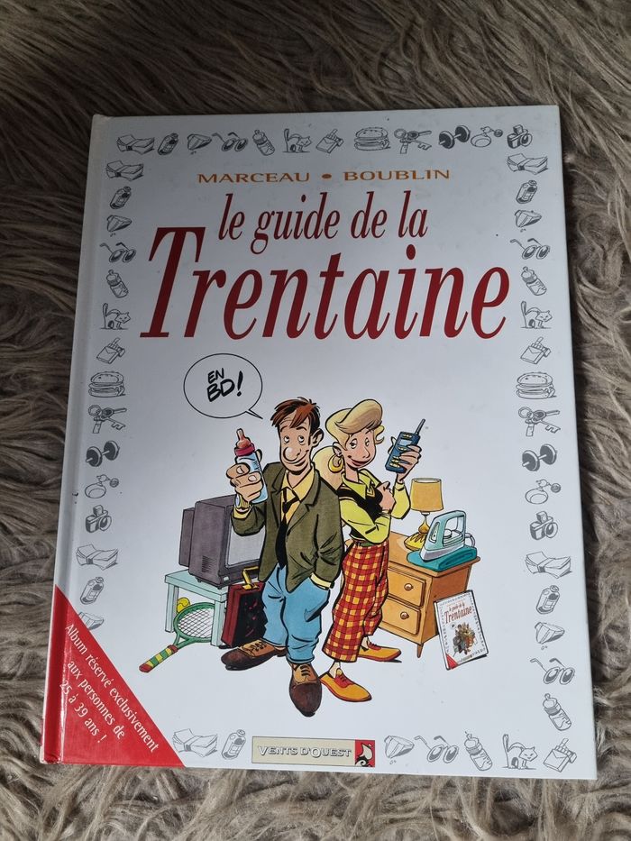 Livre BD humoristique (Le Guide de la Trentaine)