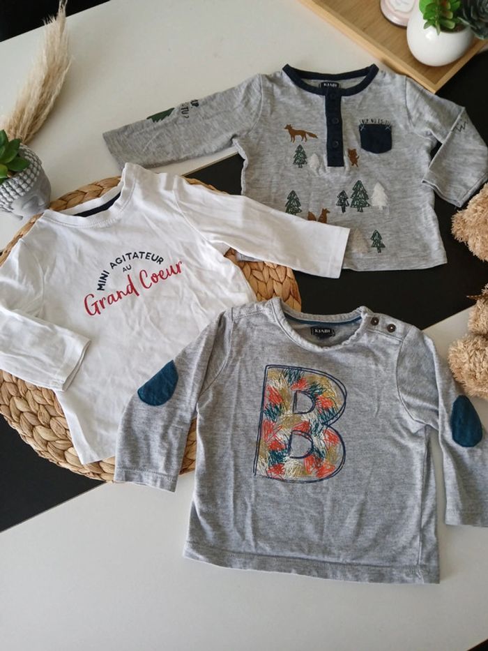 Lot haut ML bébé garçon Taille 6 mois🌿🦊 - photo numéro 5