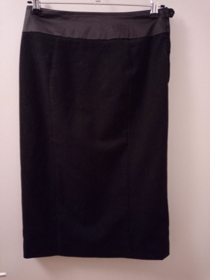 Jupe crayon avec nœud ceinture satin très classe - photo numéro 3