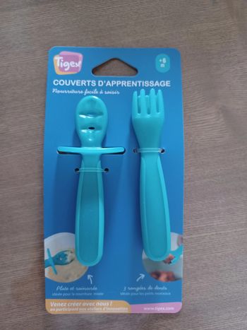 Couverts d'apprentissage Tigex