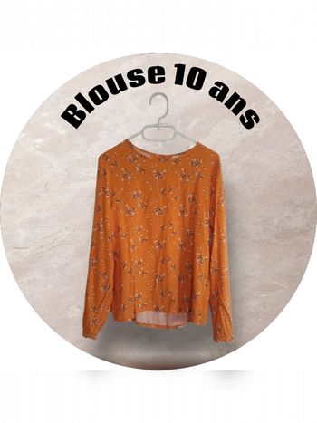 Blouse fille 10 ans