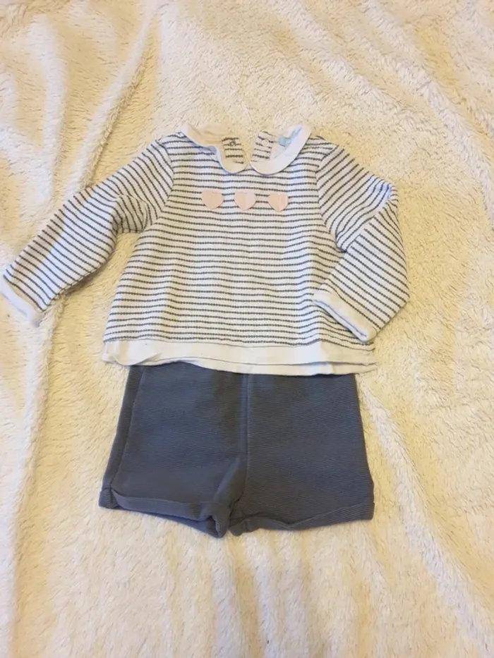Ensemble pull short 2 ans Obaibi