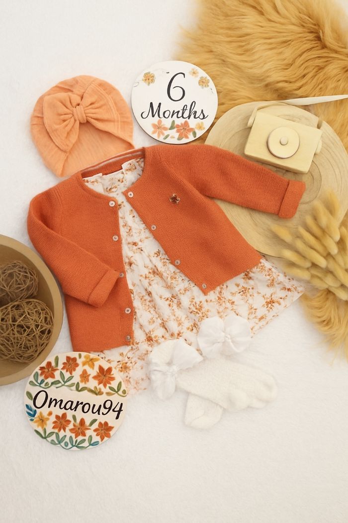 Ensemble complet 4 pièces sergent major fille 6 mois 🎀 - photo numéro 2