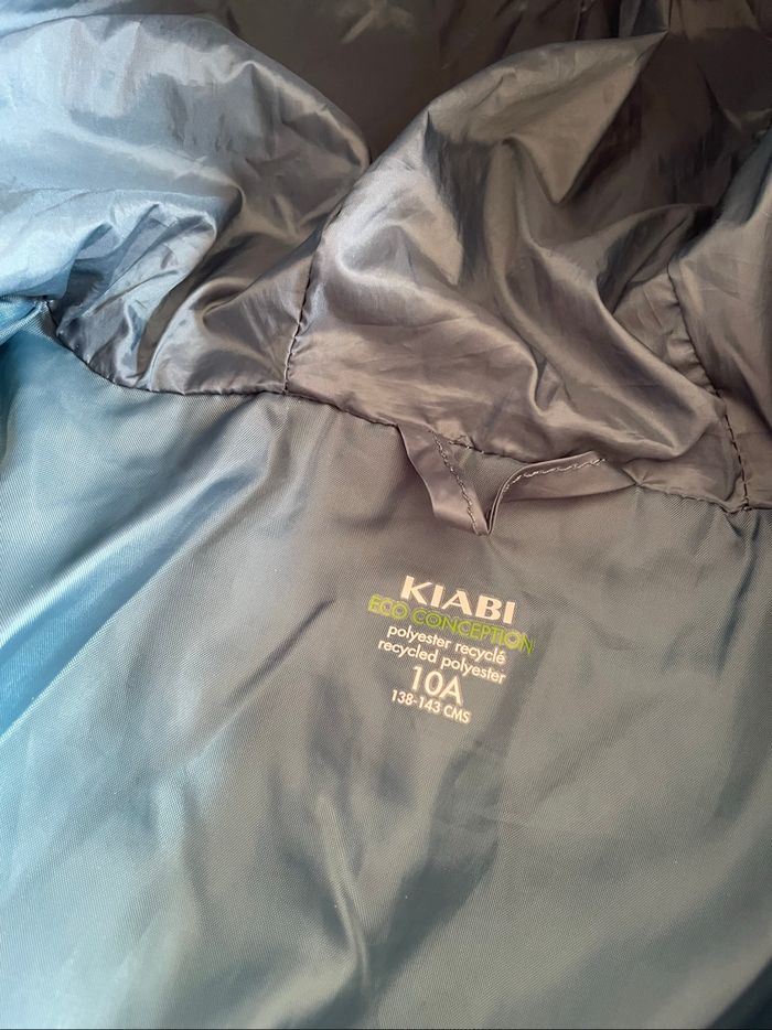 Doudoune légère turquoise - Kiabi - 10ans - photo numéro 3