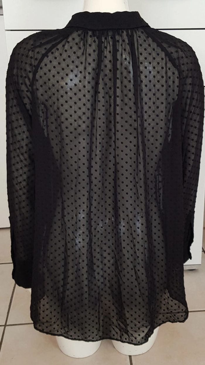 Blouse plumetis  zara - photo numéro 6