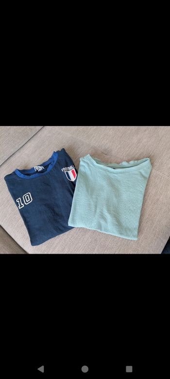 Lot de 2 tee shirts manches courtes