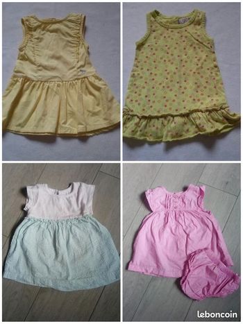 Lot robes été taille 3 mois