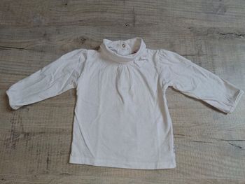 Tee shirt manche longue fille 12 mois