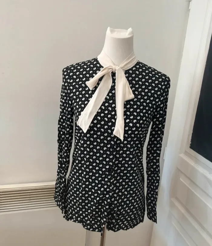 Claudie Pierlot, blouse, imprimée, femme,  taille 36