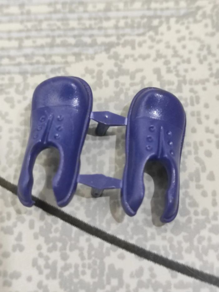 Playmobil cirque chaussures de clown bleues foncées
